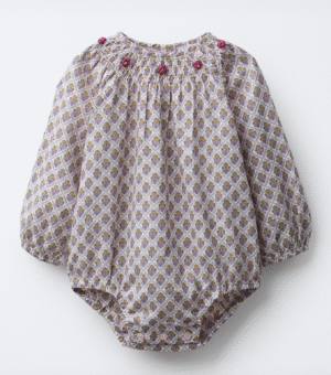 floral print baby romper