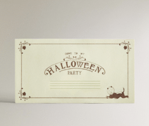 Halloween party invites