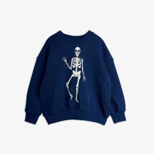 navy skeleton sweatshirt