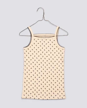 floral pointelle vest