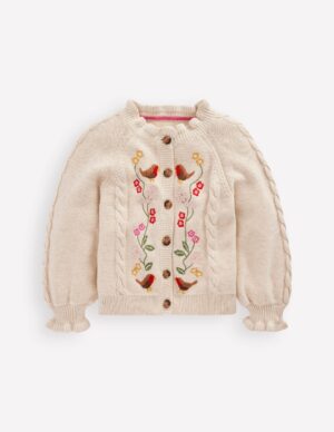 pretty embroidered cardigan