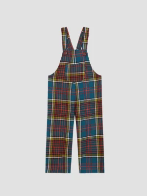 tartan dungarees
