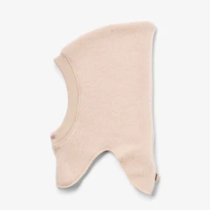 cream wool fleece balaclava