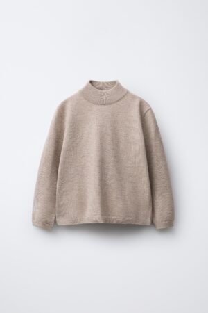 boys high neck knit sweater