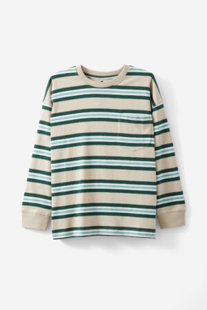 kids striped long sleeve tee