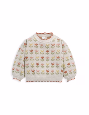 floral baby jumper