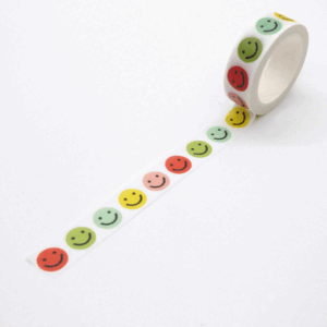 smiley face washi tape