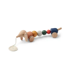 wooden pull along toy