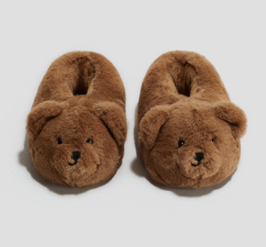 bear fluffy slippers