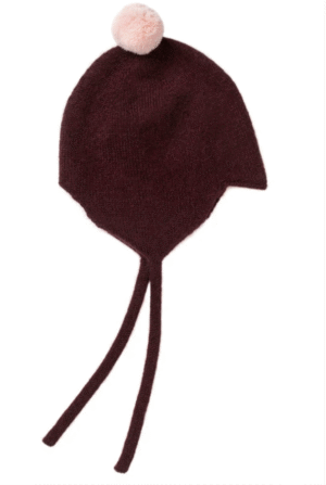 cashmere baby bonnet