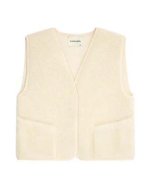 merino wool gilet