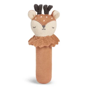 deer soft toy rattle