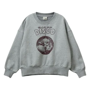 grey disco sweatshirt