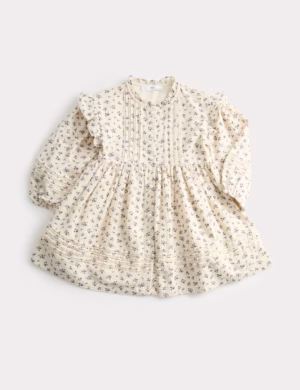 girls cotton ditsy floral dress