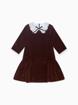 girls velvet dress