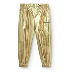 gold pants