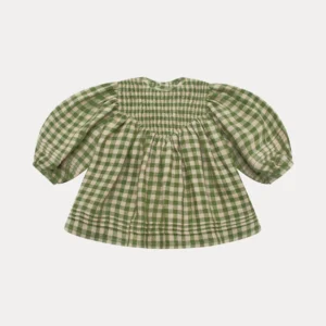 green check dress
