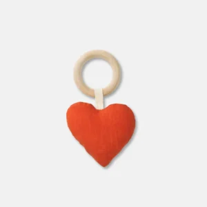 heart rattle teether