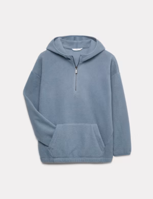 kdis blue borg hoodie