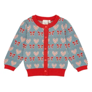 merino wool festive cardigan