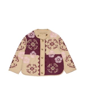 patchwork mini jacket