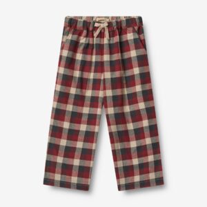 red tartan trousers