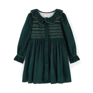 green dress