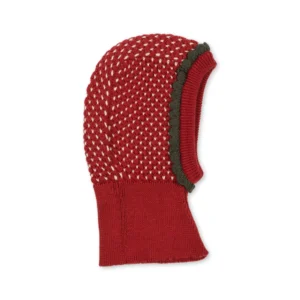 strawberry knit balaclava