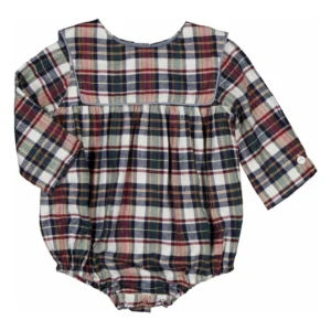 tartan sailor romper