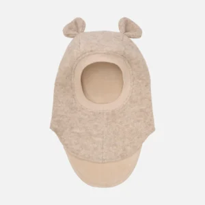 kids wool felt bear balaclava