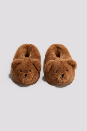 kids teddy bear slippers