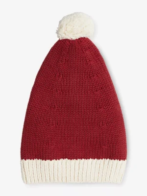 knitted santa hat