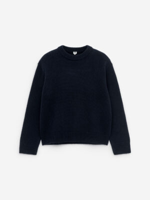 navy wool jumper