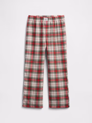 red check pyjama bottoms