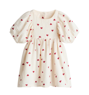 red heart dress