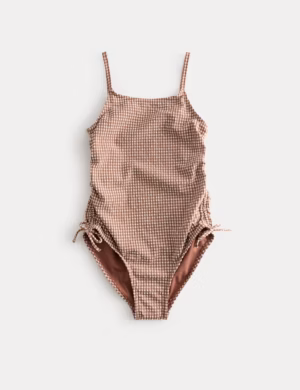 gingham swimsuit