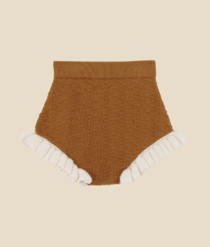 caramel knit bloomers