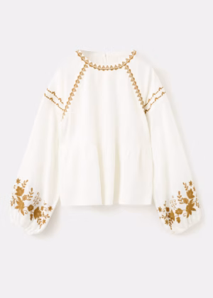embroidered blouse