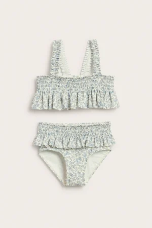 floral frill bikini