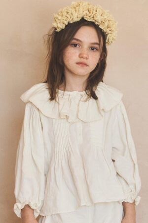 kids linen floral hairband