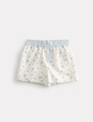 floral boxer style shorts