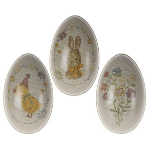 metal egg tin