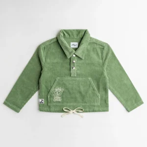 green popover smock