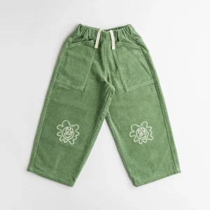 green cord trousers