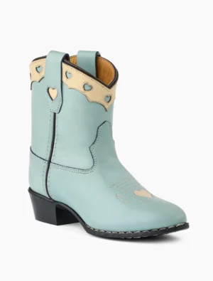 kids dusty blue cowboy boots