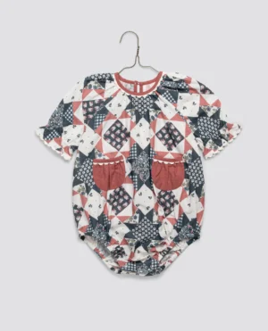 patchwork romper