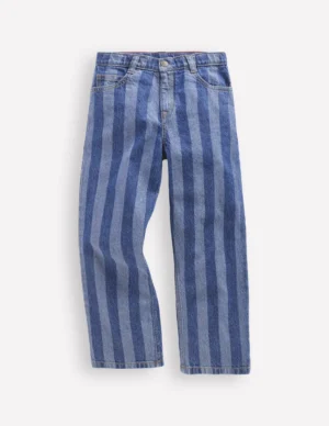 striped kids jeans