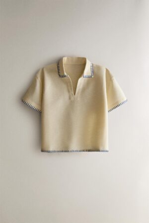 kids stitch detail top