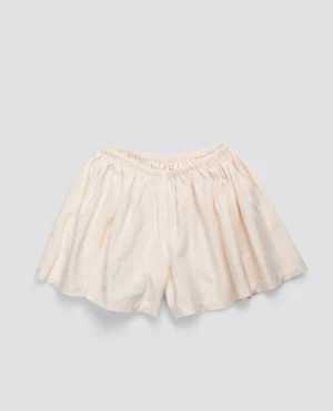cream culotte shorts