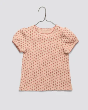 floral pointelle t-shirt
